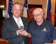 Primary view of [Warren Johnson receives award at TXSSAR Dallas Chapter meeting: August 11, 2018]