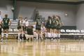 Primary view of [Coach speaks to UNT Women's Volleyball team]