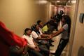 Primary view of [Students in hallway at 2016 TBAAL Summer Youth Arts Institute]