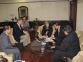 Photograph: [Faculty members at UNT delegations meeting with Chulalongkorn Univer…