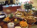 Photograph: [Refreshments table at farewell reception for Gretchen Bataille, 1]