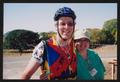 Photograph: [Crew member Shawna Stewart and cyclist: Lone Star Ride 2005 event ph…