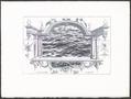 Primary view of [Retro perspective print series by Teel Sale; ornate framed choppy waves]