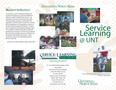 Pamphlet: [Brochure: Service Learning @ UNT]