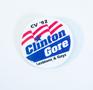 Primary view of [CV '92 Clinton Gore button, 1992]