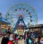 Photograph: [Coney Island Deno's Wonder Wheel Amusement Park ferris wheel and vis…