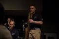 Photograph: [Saxophone player at the Jazz Ambassadors Syndicate Performance]