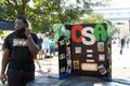 Photograph: [Caribbean Student Association poster on display during Founder's Day]