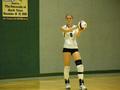 Photograph: [Katy Prokof prepares to serve at 2006 Sun Belt Conference, 2]