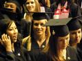Photograph: [Graduates at UNT Fall 2007 Commencement, closeup 2]