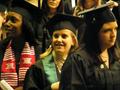 Primary view of [Graduates at UNT Fall 2007 Commencement, closeup 6]