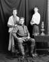 Photograph: [Three actors posing in their costumes]
