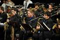 Photograph: [One O'Clock Lab Band saxophones perform at 52nd Annual Fall Concert]