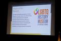 Primary view of [Slide on the scope of the LGBTQ History Museum]
