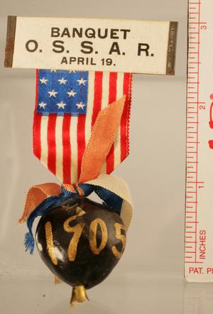 Primary view of object titled '[Banquet O. S. S. A. R. Medal ]'.