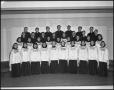 Photograph: [The 1942 Campus Choir in Robes]