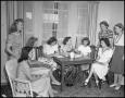 Photograph: [Campus - Scene - Group Meeting- Activities - 1942]