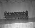 Photograph: [A Capella Choir on Stage, October 21, 1962 #3]