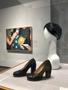Primary view of [Frank Olive turban and shoes by Dries van Noten]