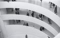 Photograph: [A view above guests at the Guggenheim, 5]