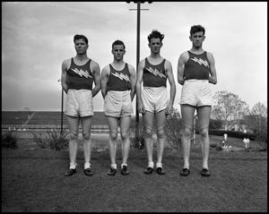 Primary view of object titled '[Four Track Team Members]'.