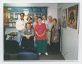 Photograph: [Eight people inside the Nelson-Tebedo Clinic]