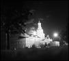 Photograph: [Administration Building at night]