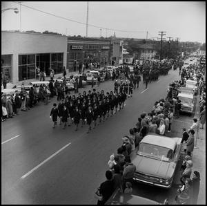 Primary view of object titled '[Homecoming Parade for AFROTC]'.
