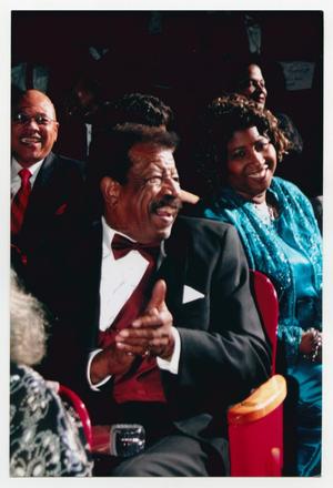 Primary view of object titled '[Photograph of Hal Williams in Audience]'.