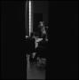 Photograph: [Saxophone player, taken from backstage]