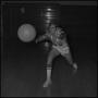 Photograph: [Jerry Merck passing the basketball]