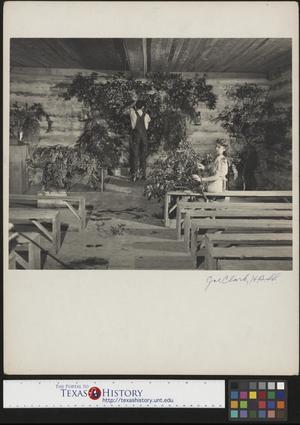 Primary view of object titled '[Preparing the altar for the wedding(1)]'.