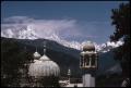 Photograph: Mosque and Tirich Mir, Chitral