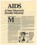 Primary view of [Clipping: AIDS: A new disease's deadly odyssey]