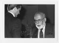 Photograph: [Bearded Stanley Marcus and unidentified man]