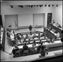 Photograph: [Aerial view of  a lecture hall during a speech]