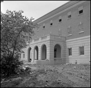 Primary view of object titled '[Business Administration Building during construction]'.
