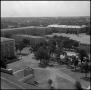 Photograph: [Aerial of the swimming pool on campus]