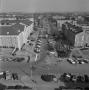 Primary view of [Overhead view of a street on the UNT campus]