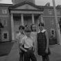 Photograph: [Four children in front of the Hurley Administration building, 4]