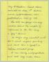 Primary view of [Handwritten notes concerning article written about Women's Chorus of Dallas]