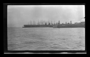 Primary view of object titled '[A busy port]'.