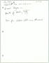 Primary view of [Handwritten note to John Stevens]