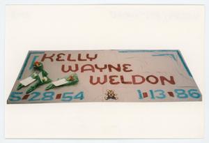 Primary view of object titled '[AIDS Memorial Quilt Panel for Kelly Wayne Weldon]'.