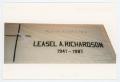 Photograph: [AIDS Memorial Quilt Panel for Leasel A. Richardson]