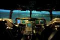 Photograph: [Two pilot seats in a flight simulator]