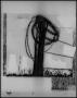 Photograph: [Photographic slide of a barbed wire fence post]