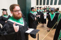 Primary view of [Student posing in Cap and Gown]