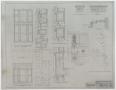 Technical Drawing: Bank And Office Building, Brownwood, Texas: Window Detail Renderings