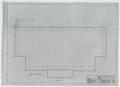 Technical Drawing: Plans For A Home Economics Cottage, Stamford, Texas: Foundation Plan